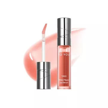 INTO YOU Tinted Repair Lip Serum, Dầu dưỡng ẩm dưỡng ẩm với Sheer Tint, Kem ẩm nhẹ chống trầy xước, Ceramide &amp; Dầu thực vật, Son dưỡng môi bóng, TR02