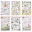Halloween Nail Art Water Transfer Sticker 12 tờ để trang trí móng tay DIY