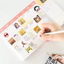 Miếng Dán Cuộn Miếng Dán 500 Mạng Văn Bản Emoticon Gói Bộ Sưu Tập Trò Chơi Sổ Tay Chất Liệu Tự Làm Niêm Phong Miếng Dán Cắt Phim Băng 6.7