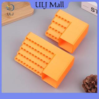 ULJ 1 Giá đỡ máy khoan 20 / 50 lỗ Bit Sắp xếp đầu tuốc nơ vít Hộp công cụ Hộp công cụ Bảng lỗ Tuốc nơ vít Giá đỡ chuôi lục giác.