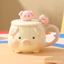 Cốc Piggy Dễ Thương Gốm Hộ Gia Đình Cốc Uống Nữ Phong Cách Mới Cốc Có Nắp Quà Tặng Sinh Nhật