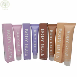 Keo dán cơ thể AMBU 20ML, Keo dán cơ thể dạng lỏng trong suốt khô nhanh, Keo dán cơ thể chống mồ hôi chống thấm nước thời trang cho váy quây