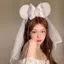 Disney Đầu Phong Cách Công Chúa Bé Trai Bé Gái Trẻ Em Minnie Mickey Băng Đô Phong Cách Mới Kim Sa Lấp Lánh Disney Băng Đô Cặp Đôi