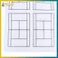 BVY 35x22CM Tennis Coaching Tactic Board Dry Erase Portable Clipboard Công cụ hiển thị có thể tái sử dụng cho các kế hoạch trò chơi huấn luyện viên và huấn luyện viên.
