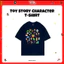 Toy Story 5 In Me 220g Áo thun cotton dày Buzz Woody Jessie Bo Peep Lilypad Áo sơ mi đi du lịch gia đình