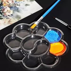 JCSYFAC 20 Chiếc Dùng Một Lần Gouache Tranh Sơn Dầu Bảng Hoa Mai Hình Tranh Nghệ Thuật Bảng Có Thể Giặt Màu Nước Sơn Bảng Mới