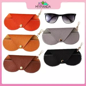 MYPANDA 1 Túi đựng kính PU di động có thể gập lại Hộp đựng kính râm du lịch Hộp đựng kính đơn giản Hộp đựng kính du lịch Hộp đựng túi đựng.