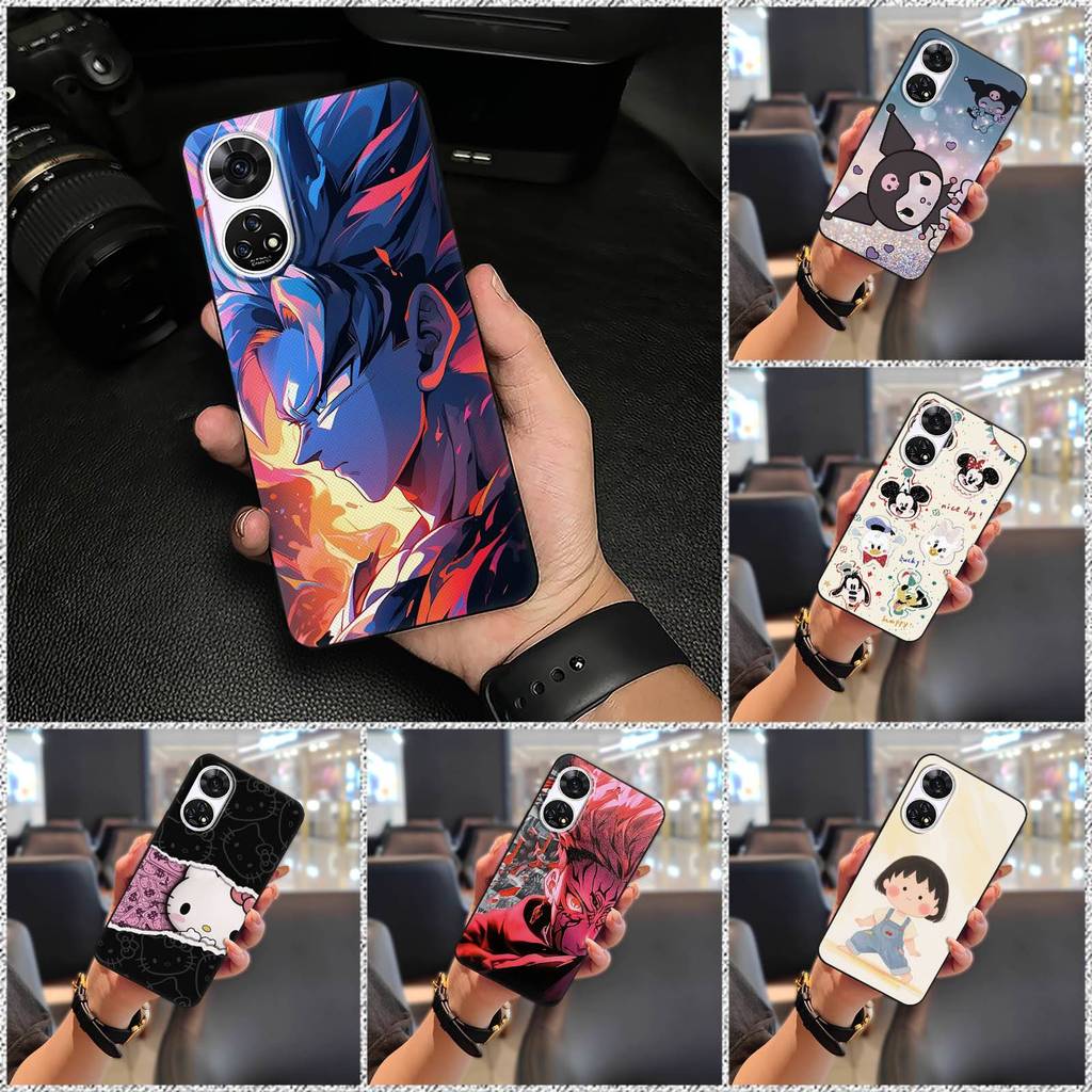 Ốp lưng Chống Bụi Bẩn Cho ZTE Anshin Họ / A303ZT TPU Dễ Thương Bảo Vệ Chống Sốc Silicon Mềm Bọc Toàn Bộ Phim Hoạt Hình Bền Túi Điện Thoại Chống Thấm Nước Thiết Kế Thời Trang