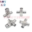 BNC-JKK BNC Nữ Chất Liệu Đồng Đài Phát Thanh Sóng Bộ Chuyển Đổi BNC Một cm Ba Nữ Bốn Chiều Adapter