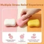 Đồ chơi bóp xà phòng FUHUIOT, Đồ chơi Squishy xà phòng siêu mềm sáng tạo, Đồ chơi giáo dục Giảm lo âu Nhào Vui nhộn Phục hồi chậm Đồ chơi Fidget Đồ chơi bàn văn phòng