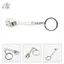 Móc khóa Thay thế cờ lê ô tô Phong cách thời trang Bạc 11.7CM Trang trí