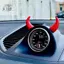 Devil Horns Vỏ xe chống mài mòn để trang trí bảng điều khiển vô lăng