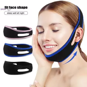 Dây đeo cằm chống ngáy Nylon Co giãn thoáng khí chống ngáy Đai cằm Dây thở miệng Đai ngưng thở Cải thiện công cụ chăm sóc giấc ngủ
