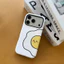 Ốp điện thoại iPhone trứng chiên dễ thương, Kawaii Smiley Egg Ngoài trời nam nữ Vỏ điện thoại di động đa chức năng phù hợp cho thể thao ngoài trời tương thích với iPhone17 16 15 14 13 12 11 pro
