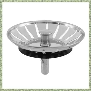 Đường kính 78MM Bộ lọc bồn rửa nhà bếp bằng thép không gỉ Nút chặn chất thải Bộ lọc bồn rửa
