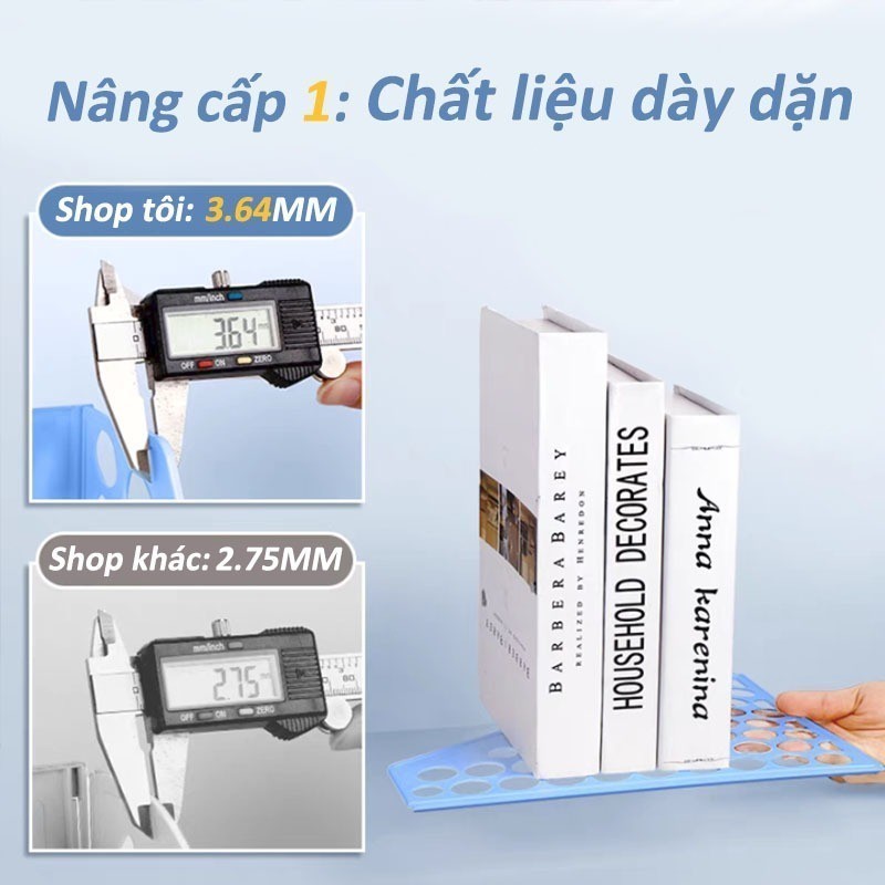 Kệ đựng tài liệu 4 ngăn để bàn đa năng sách A4 bút decor văn phòng học tập pastel dễ thương gấp gọn