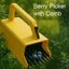 WANYEDI Blueberry Rake Scoop, Vàng Compact Berry Picker Rake, Tay cầm tiện dụng bền bỉ ABS Dụng cụ cầm tay đa năng Raspberry Harvest