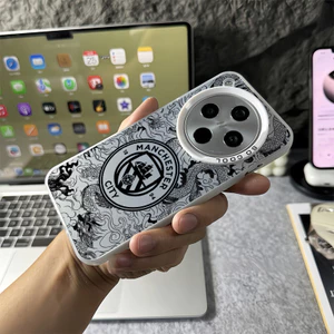 Ốp điện thoại cứng mờ siêu nhỏ “Manchester ” cho Oppo Find X9 Ultra X9 Pro X8 Ultra X8 Pro X8S + X7 Ultra / Vỏ Oppo chống sốc