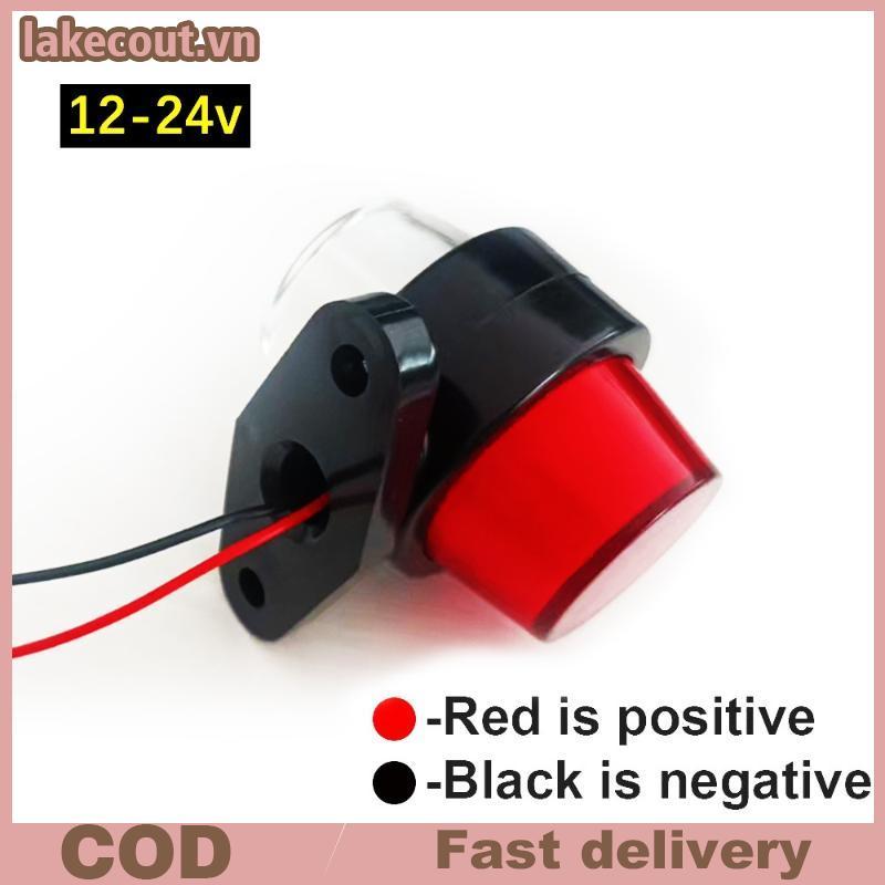 Lat Universal Outline LED Side Marker Light 12V 24V Đèn báo cho Tru Trailer Xe tải Sử dụng bên ngoài Đèn sáng chống nước linh cẩu