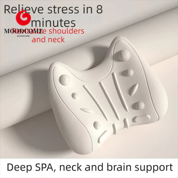 MOODCOME Gối Massage Cổ Tử Cung, Gối Đeo Vai Cổ Chống Mài Mòn Đa Năng, Dụng Cụ Massage Làm Dịu Massage Cổ Hỗ Trợ Chiropractic Gối Bụng Ngủ