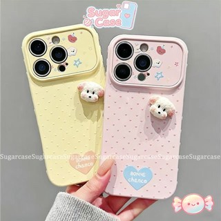 Ốp Lưng Cho Samsung A17 A07 A36 A56 A16 A26 A05 A06 A15 A05 A50 A03 A54 A55 A04 Bìa mềm búp bê Happy Puppy 3D
