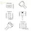 Ge USB Type C Kết Nối Type-C Có Thẻ Bule Nữ Sạc Nhanh Ja Cổng Sạc USB-C Cắm Soet Đèn Bàn Cổng Sạc Hình elip n