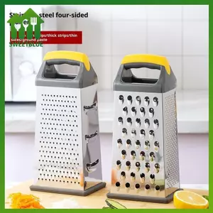 SWEET Dụng cụ gọt vỏ dưa bốn mặt bằng thép không gỉ Dụng cụ gọt vỏ đa năng Dụng cụ nhà bếp bốn mặt dọc n