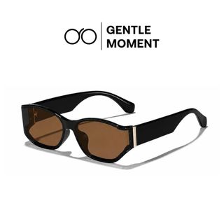 Kính râm mắt mèo GENTLE MOMENT kính mát chống tia UV thời trang nam nữ gọng cong thiết kế cao cấp  GMT163