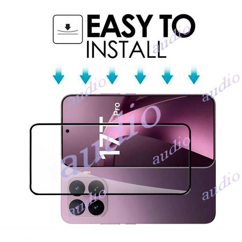 Phim kính cường lực Xiaomi 17T Pro 5G 2in1 cho Xiaomi 17T Pro 17TPro 5G Bảo vệ màn hình Phim ống kính máy ảnh HD mềm cho Xiaomi 17TPro Xiaomi17T Pro 5G Phim điện thoại bảo vệ màn hình