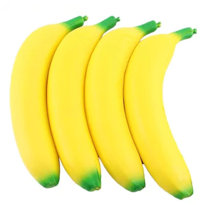 Lớn Chuối Squishy Đồ Chơi 18cm Mềm PU Chậm Phục Hồi Mô Phỏng Trái Cây Nhào Chống Căng Thẳng Fidget Đồ Chơi