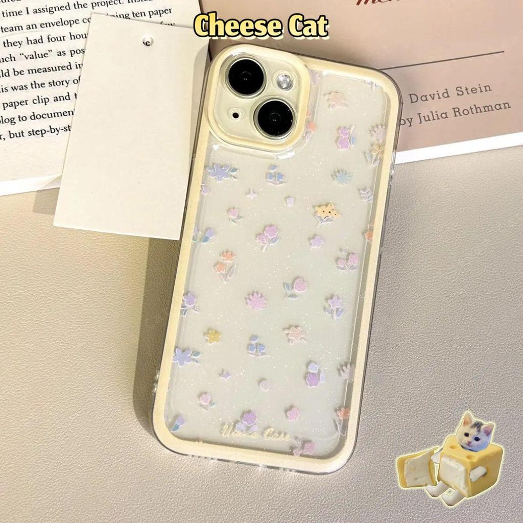 hoa màu vàng Ốp điện thoại hoa nhiều màu sắc cho iPhone 15 14 13 12 11 16 17 Pro Max 17 Air 16E Xs Max XR X 6 7 8 Plus