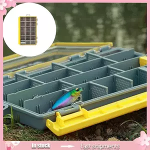 YOI Di Động Khay Đựng Đồ Câu Cá Hộp Chống Thấm Nước Tổ Chức Hộp Bảo Quản Có Thể Tháo Rời Chia Mồi Trong Suốt Tra