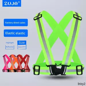 Áo Vest phản quang đi xe đạp co giãn ban đêm nổi bật