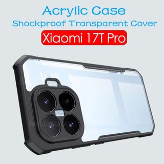 Dành Cho Xiaomi 17TPro Vỏ Cho Xiaomi 17T Pro 17TPro 1 7 17 T Pro Xiaomi17 T Xiaomi17T Pro Xiaomi17TPro 2026 Ốp Lưng TPU Trong Suốt Vỏ Điện Thoại Acrylic Giáp Chống Sốc Ốp Lưng