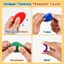 Mới 6 Chiếc Silicon Họa Tiết Lo Lắng Đá 6 Bộ Đồ Chơi Fidget Giảm Căng Thẳng Cảm Giác Bỏ Túi Đá Dành Cho Trẻ Em Người Lớn Lo Âu Tập Trung Làm Mát