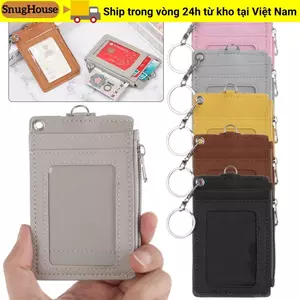 Ví đựng tiền xu SNUGHOUSE Ví làm việc văn phòng bằng da PU