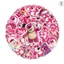 Combo logo gấu dâu lotso mini dễ thương dán trang trí xe máy, điện thoại, tủ lạnh, laptop cute