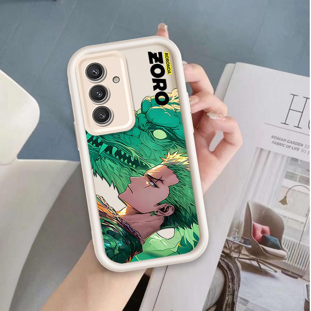 Ốp Lưng Cho Samsung S20 S21 S22 S23 S24 S25 S26 PLUS FE + Phim Hoạt Hình Silicon Bé Gái Mềm Vỏ Điện Thoại TPU One Piece Luffy ZARO Sinh Viên Angel Eye Ốp Lưng Chống Sốc