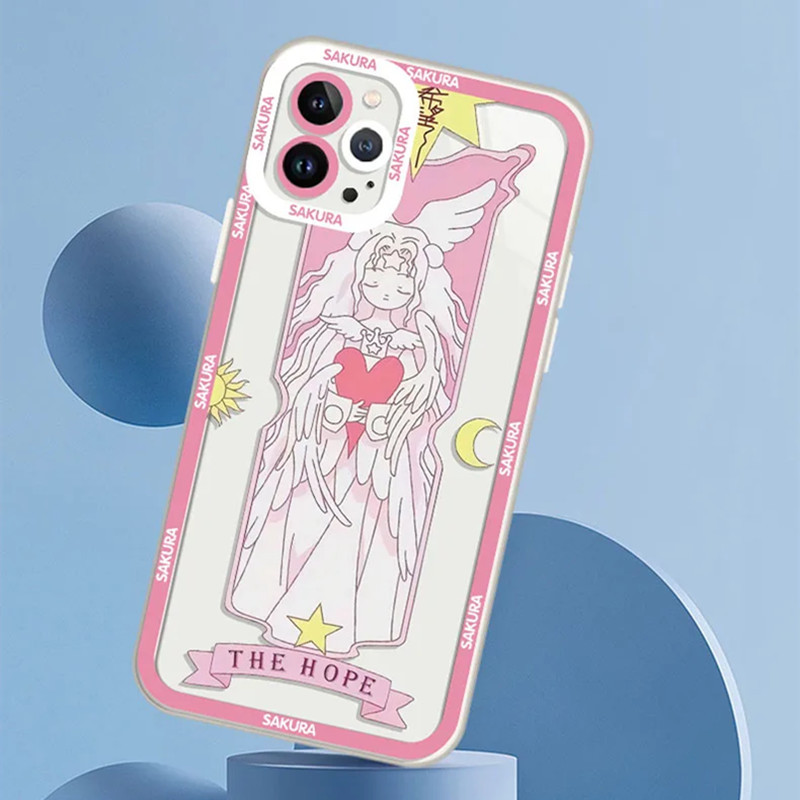 Ốp Điện Thoại Cho Xiaomi Redmi Note 15 Pro Plus 5G 13 12 4G Redmi A7 Pro 13C Ốp Lưng Anime Cardcaptor Sakura Dễ Thương Trong Suốt Chống Sốc Họa Tiết Bảo Vệ Ống Kính Hoạt Hình Mềm TPU Trong Suốt