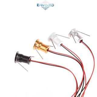 Đèn LED Mini E-WOITD 12V Có thể điều chỉnh độ sáng 15mm Đèn trần âm trần trưng bày Đèn chiếu sáng điểm nhỏ E-WOITD