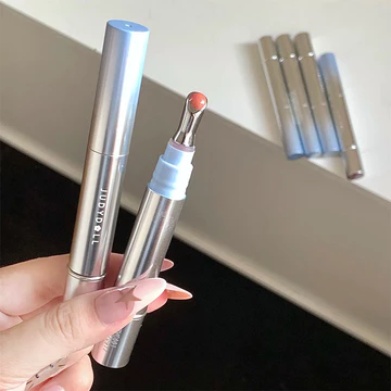 Băng trần trụi trong suốt!Judydoll Judydoll Ice Diamond Essence Lip Gloss Metal Brush Head Ẩm Nước Bóng Gương Son Bóng Màu Khỏa Thân