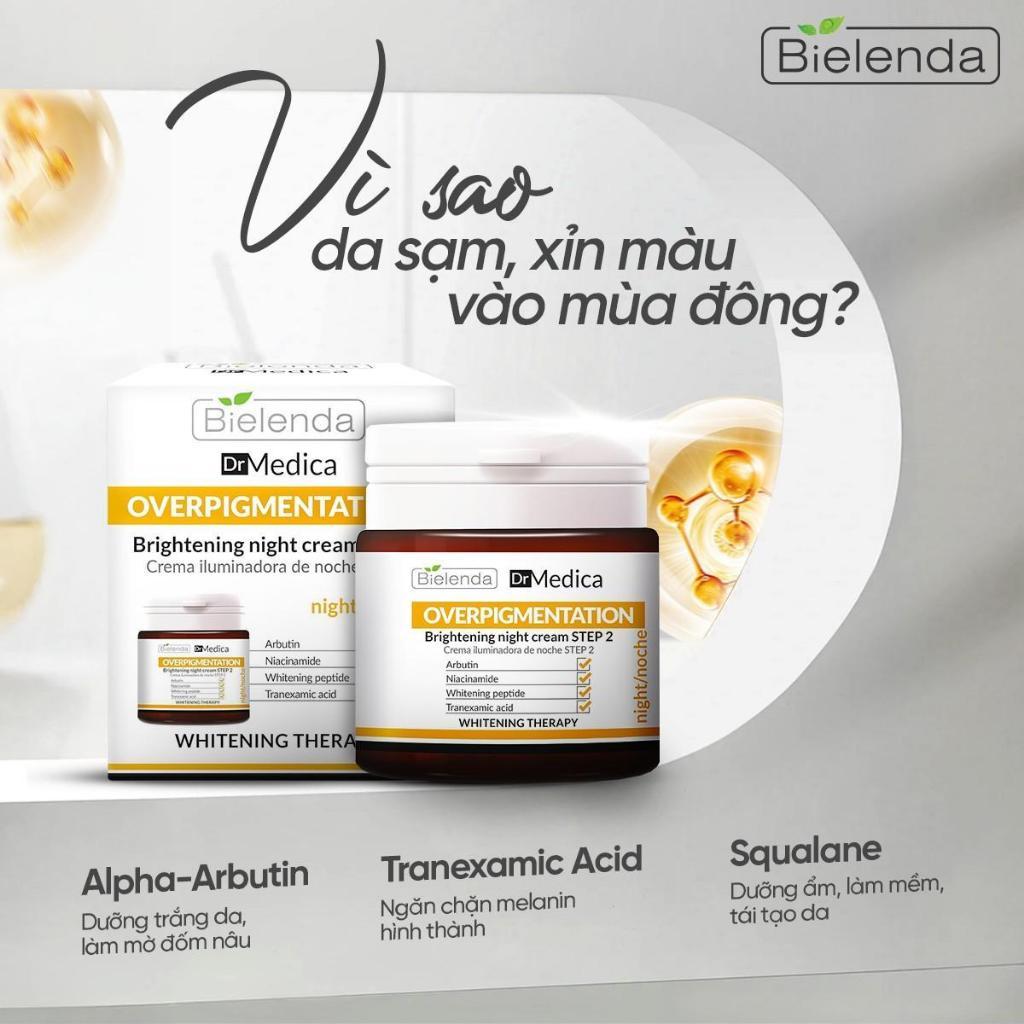 Kem dưỡng trắng da Bielenda Dr Medica Overpigmentation Brightening Step 2 50ml