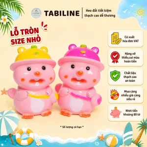 Heo đất ống tiết kiệm tiền lỗ tròn heo loopy size nhỏ đáng yêu cute LD35 - TABILINE