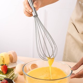 Hàng sẵn có Tay cầm dây thép không gỉ Máy đánh bóng Loại bán tự động Máy đánh trứng loại lò xo Máy trộn bột P6ZL