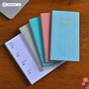 BEABOUT Sách chương trình nghị sự 2027, Sách hẹn A6 bỏ túi Mini, Nhật ký tiếng Anh chất lượng cao Học sinh lập kế hoạch hàng tuần