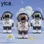 Thùng rác YICA, Hộp đựng rác lật dung tích lớn, Hình dạng thùng tròn kiểu dáng có nắp đậy Thùng rác phi hành gia chống mùi có thể sử dụng tại nhà