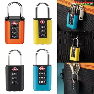 Khóa kết hợp 3 chữ số VVDZA, Công cụ bảo mật Khóa mật khẩu hải quan TSA, Ổ khóa màu tương phản chống trộm di động Du lịch