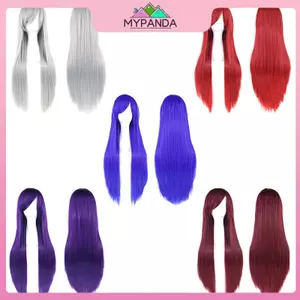 MYPANDA Đa Năng Tổng Hợp Nhiều Màu Sắc Dài Thẳng Cosplay Tóc Giả Tự Nhiên 80cm Phần Mở Rộng Tóc Gothic Hóa Trang Đảng Kiểu Tóc.