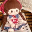 Apple Tea Pie Váy Ngắn Tay 40cm Cm Quần Áo Bé Ngồi Tư Thế Đứng Tư Thế Gothic Cotton Búp Bê Phù Hợp Với Quần Áo 6.2