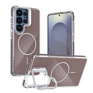 Vỏ chống sốc từ tính có giá đỡ khung ống kính cho Samsung Galaxy S26 Ultra Plus A56 A36 A37 A57 5G Ốp điện thoại